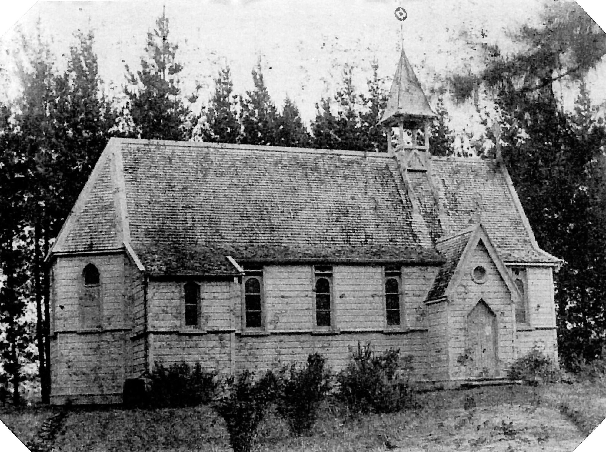  St Peter&rsquo;s Anglican Church in 1897/1899. Photo / Emily Surtees / Western Bay Community Archives