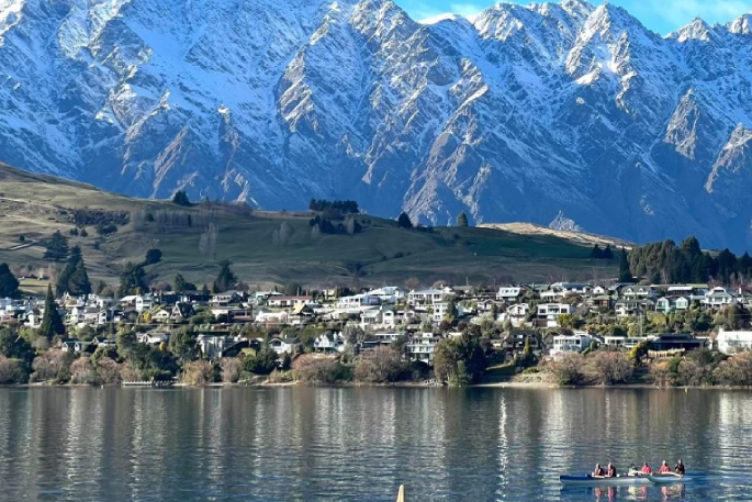 The New Zealand crew training in Queenstown. Photo / Supplied.