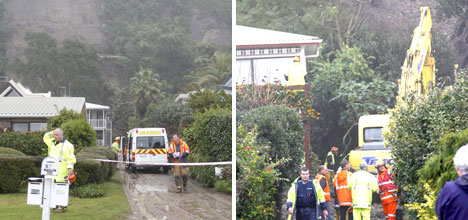 SunLive - Homes wrecked in slips - The Bay's News First