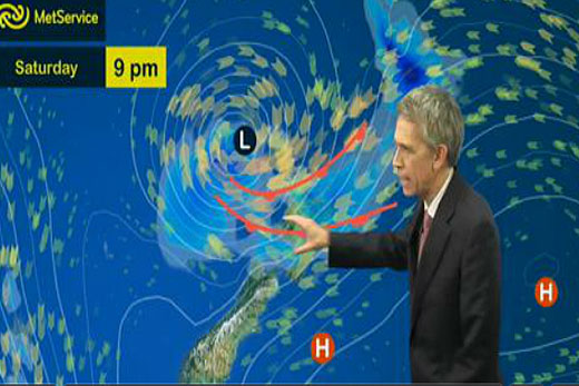 SunLive - Heavy rain and wind hits Bay - The Bay's News First