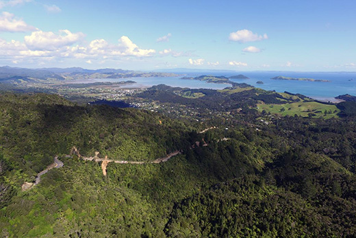 SunLive - Drone footage of Coromandel slip - The Bay's News First