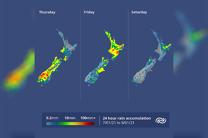 Sunlive Active Weather Continues More Settled Next Week The Bays News First