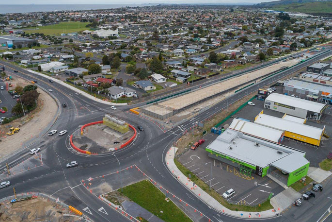 SunLive - Next Stage Of Bayfair Flyover Gaining Height - The Bay's News ...