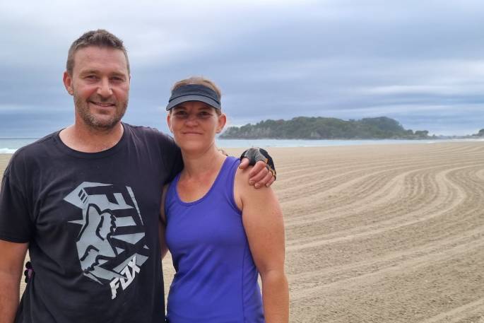 Francisko Du Plessis with his wife Adelle. Photo / Supplied