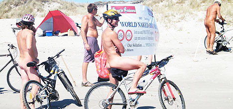 SunLive Bikers Naked Beach Ride The Bay S News First