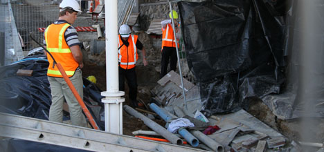 SunLive - Concrete slab falls on worker - The Bay's News First