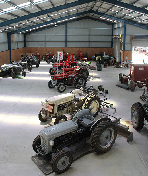 SunLive Modern home for vintage tractors The Bay's News First